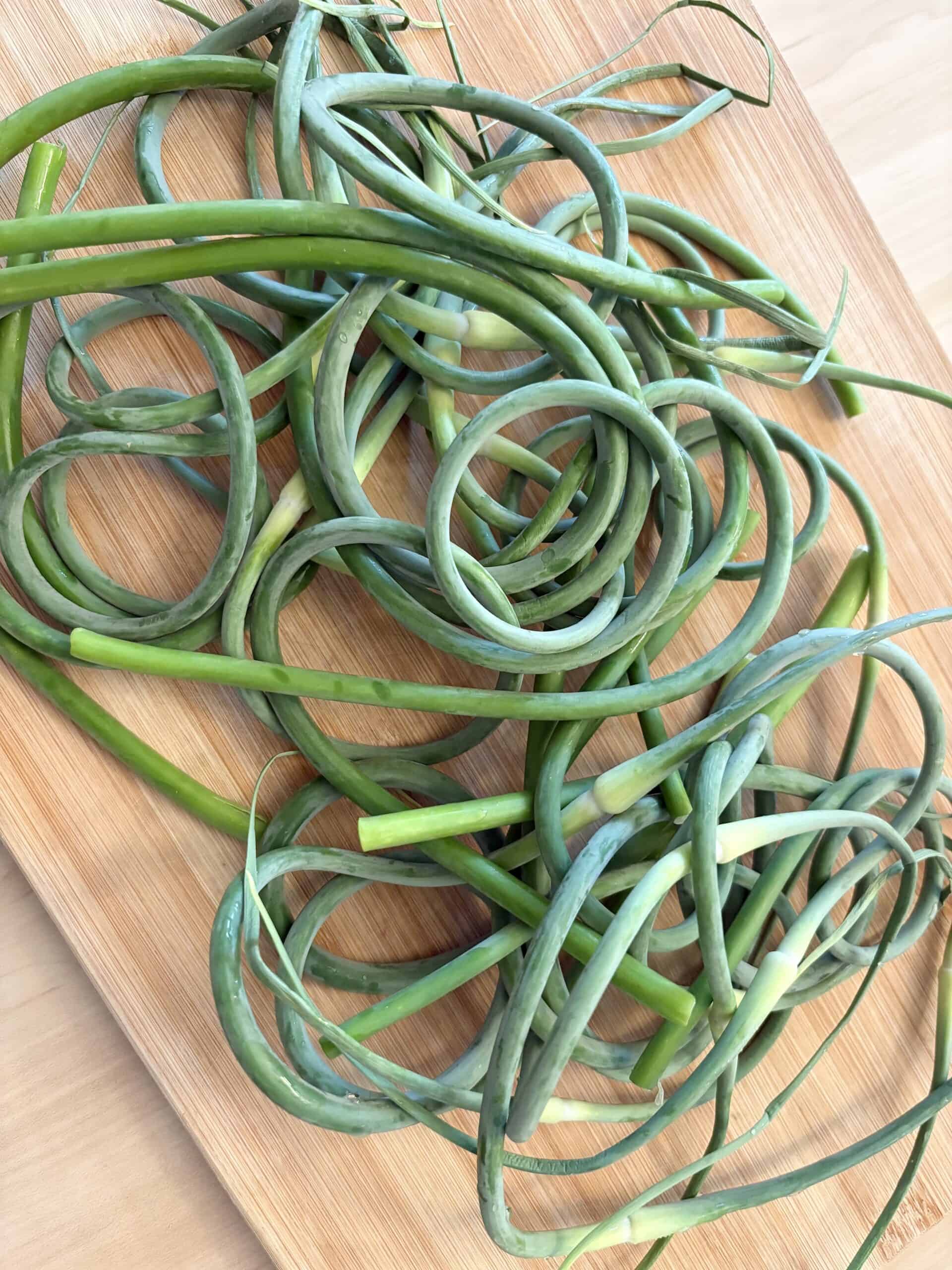 garlic scapes