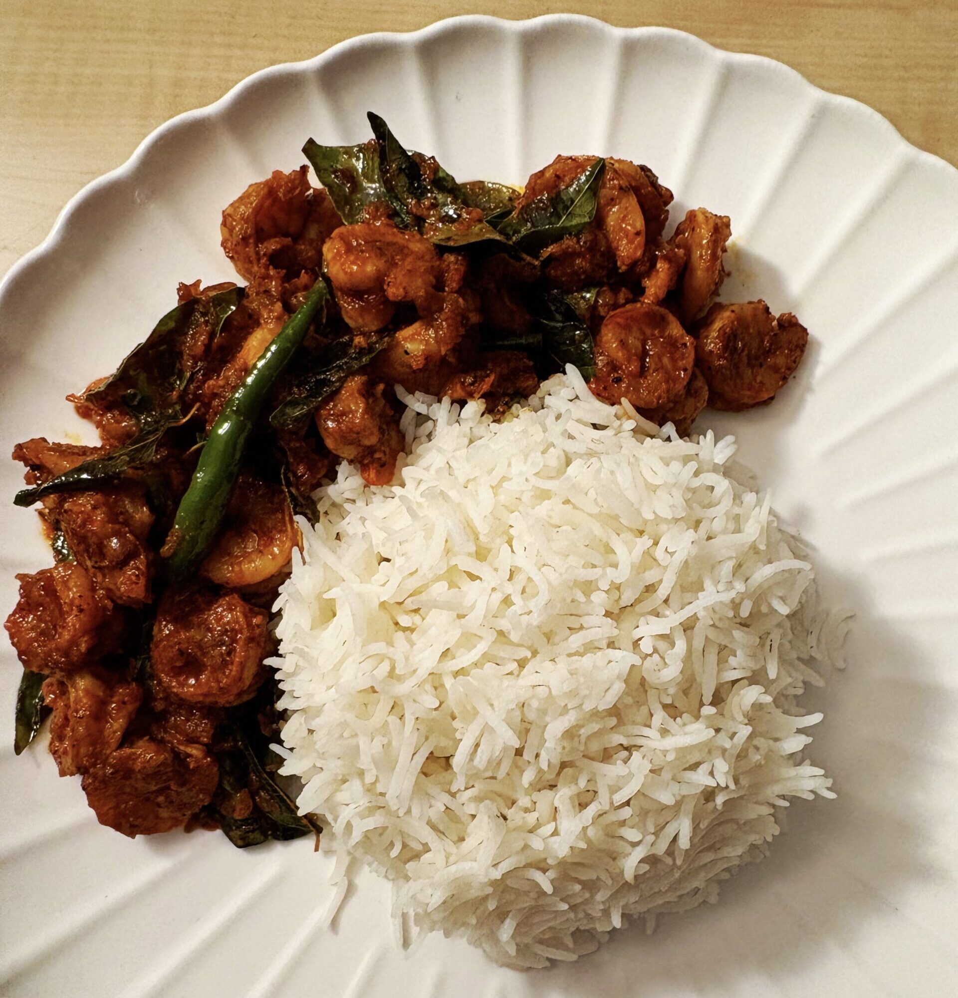 Prawn 65 curry